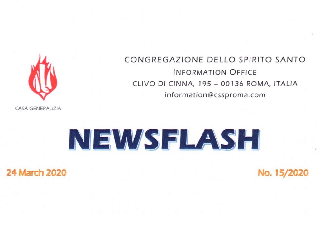 SPIRITAN NEWSFLASH No. 15